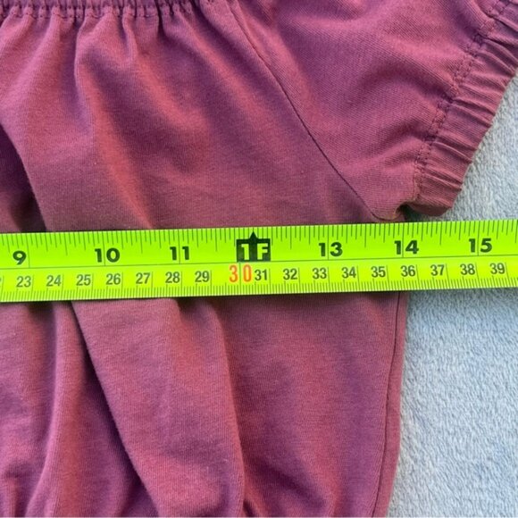 Aritzia Wilfred Adelisa Off Shoulder Mauve Crop Top X-Small - Picture 8 of 10